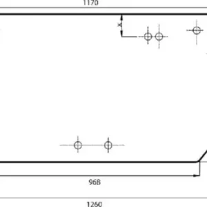 Rabat Szyba tylna, górna
