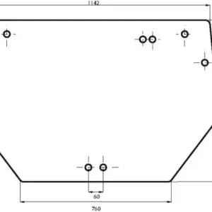Szyba tylna, górna Najlepsza cena