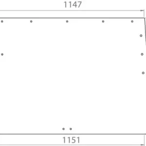 Szyba tylna, górna Popularny