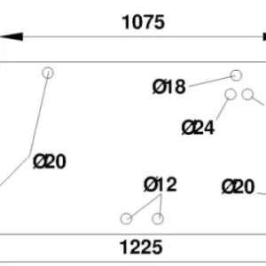 Szyba tylna, górna Wysoka jakość
