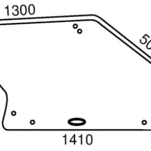 Szyba tylna, górna Premium