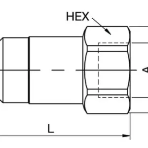 Szybkozłącza wtyczka 1/2" NS NS5028FB Popularny