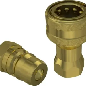 Szybkozłącze gniazdo 1" gwint wew. 1" BSP z zaworem grzybkowym HNV-F5 HNV1GASF5 Premium