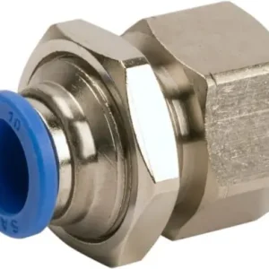 Szybkozłącze grodziowe 10 mm gwint wew. 1/4" Kramp BHFT1014B Nowość