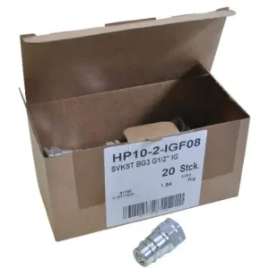 Zamów teraz Szybkozłącze wtyczka SKP-M 1/2" gwint wewnętrzny 1/2" BSP op. 20 szt. SKPM12C08P020