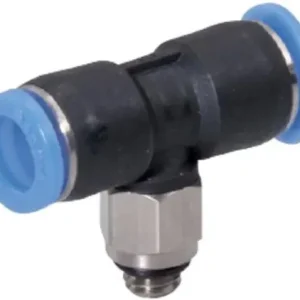 Trójnik wtykowy T, obrotowy, gwint zew. M3 3 mm Kramp MTC3M3P Szybka dostawa