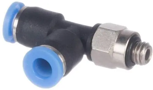 Trójnik wtykowy T, obrotowy, gwint zew. M5 4 mm Kramp MTC4M5P Ekspresowa dostawa