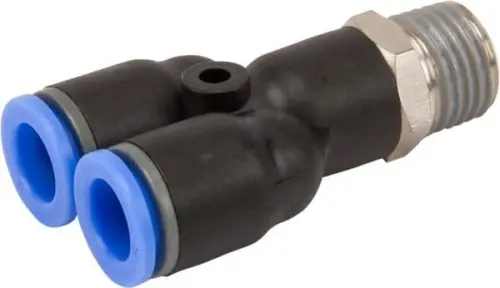 Promocja Trójnik wtykowy Y, obrotowy, gwint zew. 1/4" 8 mm Kramp YCRMT814P