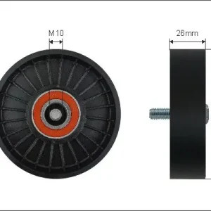 Wysoka jakość rolka kierunkowa / prowadząca, pasek klinowy zębaty CAFFARO 376-99