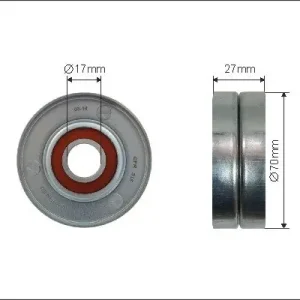 Rolka napinacza, pasek klinowy wielorowkowy CAFFARO 377-00 Oferta