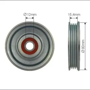 rolka kierunkowa / prowadząca, pasek klinowy zębaty CAFFARO 379-133 Najlepsza cena