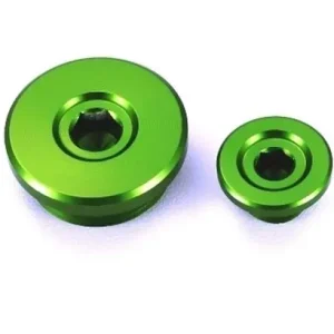 KOREK INSPEKCYJNY SILNIKA MOTO. ZIELONY KAWASAKI Autentyczny