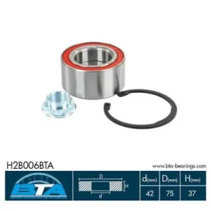 Zestaw łożysk koła tył BMW 3 (E36), 3 (E46), Z1, Z4 (E85) 1.6-3.0 06.88-02.09 Najlepsza cena