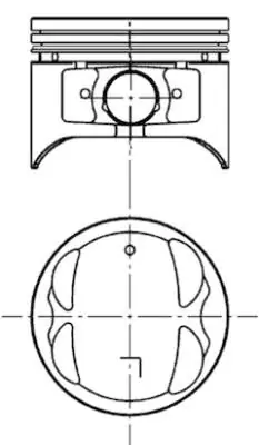 Tłok KOLBENSCHMIDT 40062610 Popularny