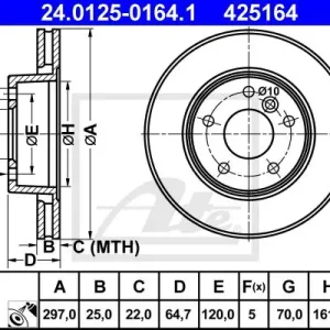 Nowość TARCZA HAMULC. LANDROVER RANGE ROVER 94-02