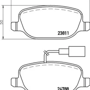 KLOCKI HAMULC. ALFA ROMEO GIULIETTA  10- TYŁ Promocja