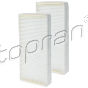 Najlepsza cena Komplet filtrów, wentylacja przestrzeni pasażerskiej TOPRAN 400 208