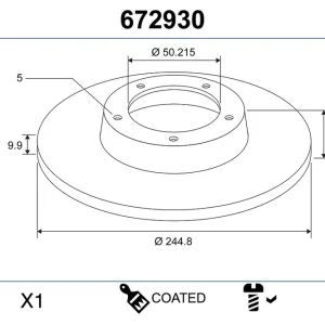 TARCZA HAMULCOWA Wysoka jakość
