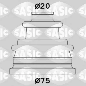 Zestaw osłon, wał napędowy SASIC 4003404 Nowość