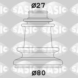 Popularny Zestaw osłon, wał napędowy SASIC 4003409