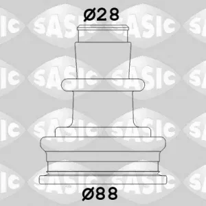 Zestaw osłon, wał napędowy SASIC 4003411 Wysoka jakość