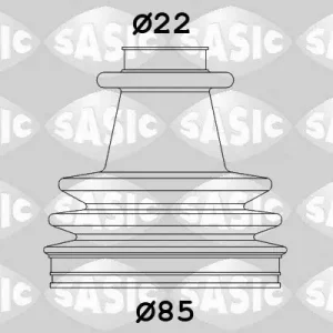 Zestaw osłon, wał napędowy SASIC 4003431 Rabat