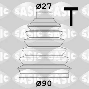 Autentyczny Zestaw osłon, wał napędowy SASIC 4003442