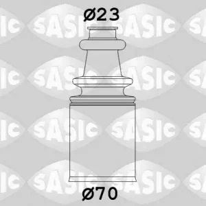 Zestaw osłon, wał napędowy SASIC 4003461 Oryginalny