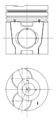 Tani Tłok KOLBENSCHMIDT 40051600