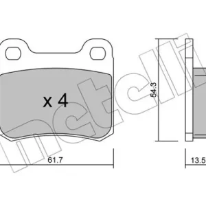 KLOCKI HAM.MERCEDES W201 82-93 TYL Bezpieczna płatność