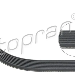 Pasek klinowy wielorowkowy TOPRAN 401 940 Wysoka jakość
