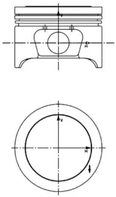 Tłok KOLBENSCHMIDT 40161610 Wyprzedaż