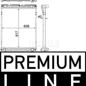 Nowość CHLODNICA WODY BEHR PREMIUM LINE
