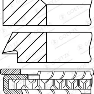 PIERSCIENIE TLOKOWE KPL 1 TLOK Wyprzedaż