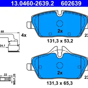Bezpieczna płatność KLOCKI HAMULC. BMW I3 ELECTRIC 13- PRZÓD