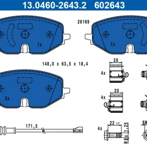 KLOCKI HAMULC. SKODA OCTAVIA IV 20- PRZÓD Wysoka jakość