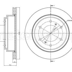 TARCZA HAM.MITSUBISHI PAJERO 00- TYL Autentyczny