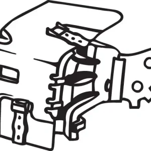 Wieszak układu wydechowego RENAULT FLUENCE, GRAND SCENIC III, MEGANE, MEGANE III Autentyczny