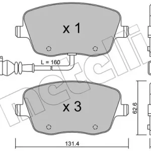Zwrot pieniędzy KLOCKI HAM.SKODA VW POLO 01- CZUJ
