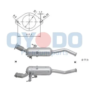 Autentyczny FILTR CZĄSTEK STAŁYCH OPEL RENAULT OPEL NISSAN