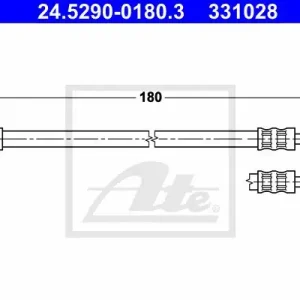 Kup teraz PRZEWÓD HAMULCOWY GIĘTKI OPEL FRONTERA B 98-04 T