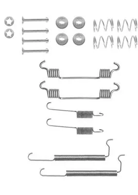 Kup teraz ZESTAW MONTAŻOWY SZCZĘK HAMULCOWYCH (GM) PASUJE DO: OPEL ASTRA F, CORSA A, CORSA