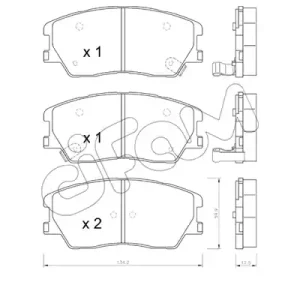 KLOCKI HAMULC. KIA SOUL III 19- PRZÓD Wyprzedaż