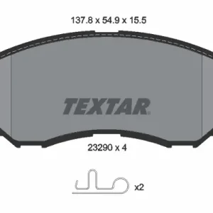 Oryginalny KLOCKI HAMULCOWE P MITSUBISHI L-200 2.5T