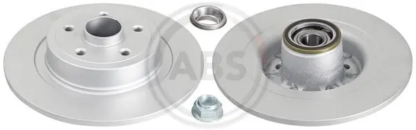 Najlepsza cena TARCZA HAMULC.+ŁOŻYSKO(ZEST. 1 SZT) RENAULT TYŁ