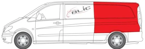 Zwrot pieniędzy Błotnik tył L (DUĹ»Y GABARYT - TYLKO ODBIĂ“R OSOBISTY W CZOSNOWIE; model dług