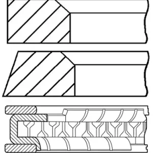 PIERSCIENIE TLOKOWE KPL 1 TLOK Szybka dostawa