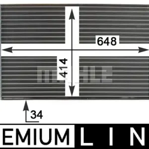 INTERCOOLER BEHR PREMIUM LINE Autentyczny