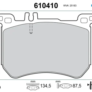 KLOCKI HAMULCOWE Oryginalny