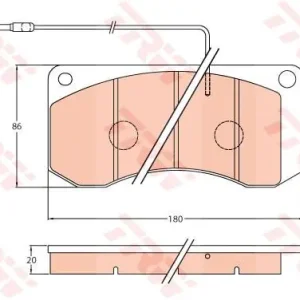 KLOCKI HAMULCOWE Oryginalny